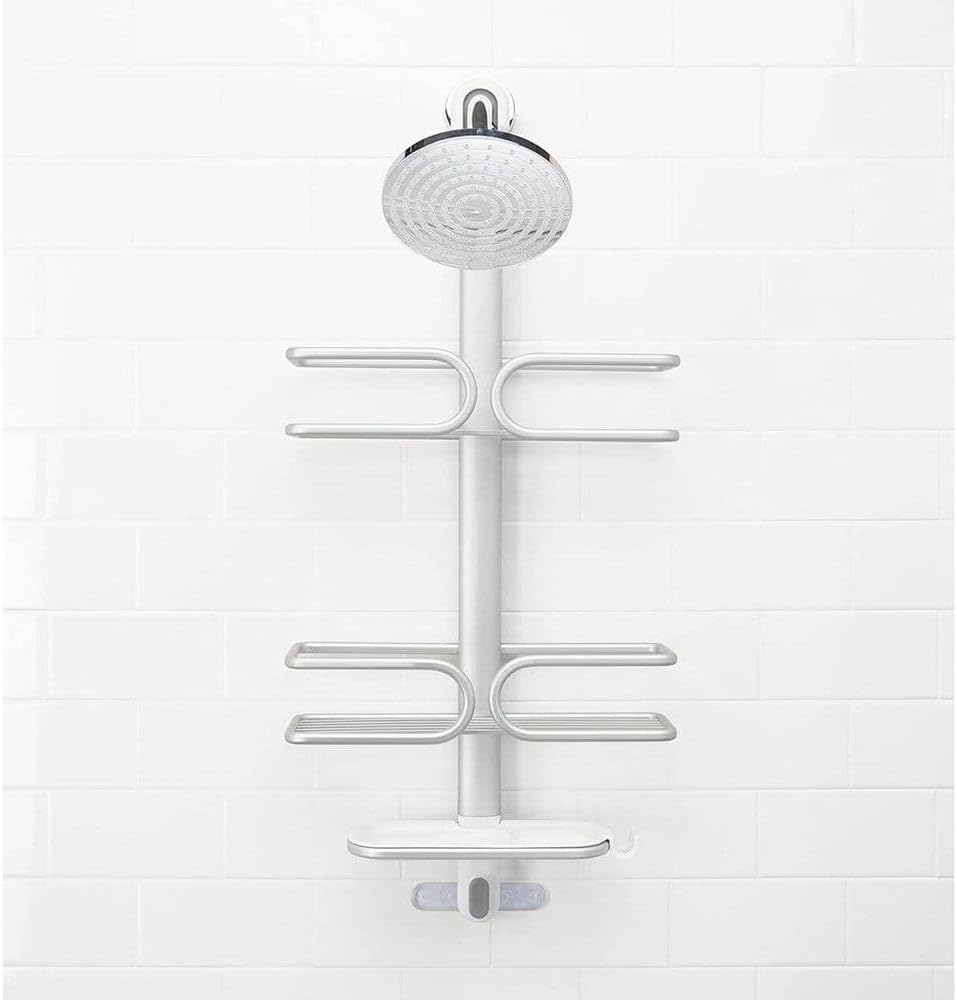 OXO Good Grips 3 Tier Shower Caddy with Razor Holder