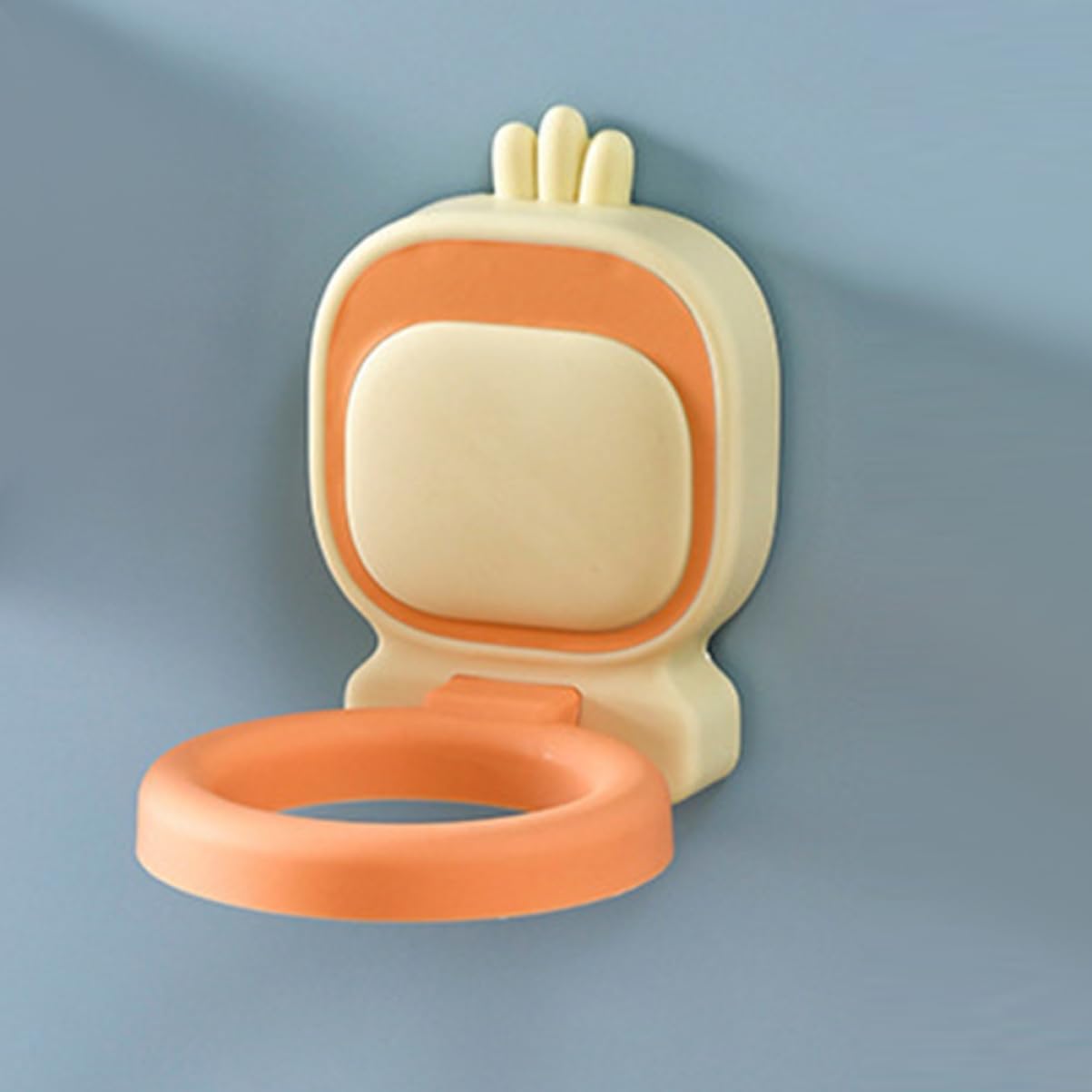 PRETYZOOM Wall-Mounted Toothbrush Holder with Cup 1