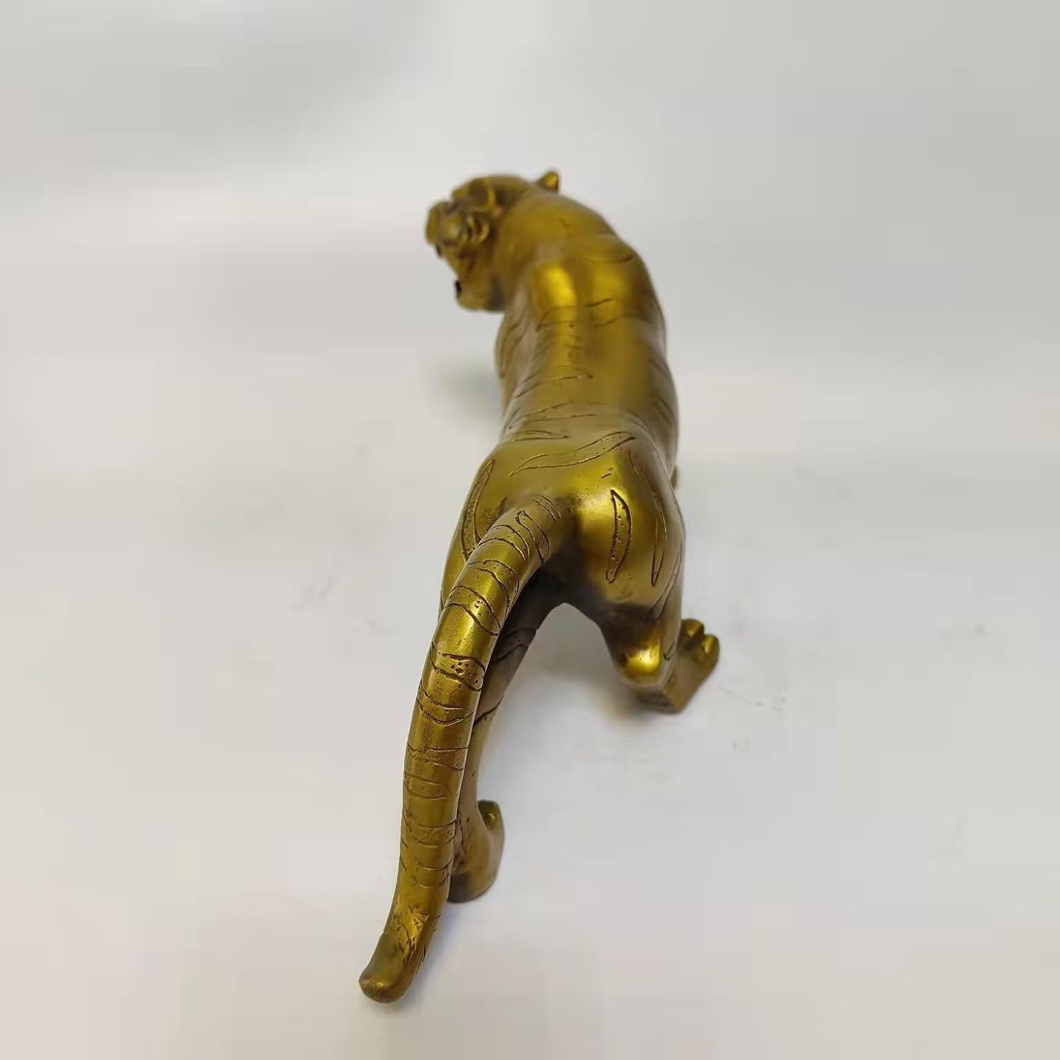 Julrybox Brass Tiger Zodiac Figurine Decor