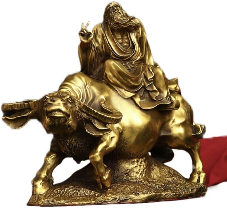 Usoway Copper Ox Statue Collectible Figurine
