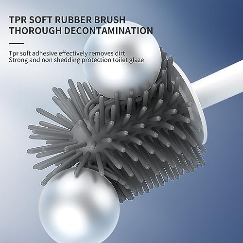 JIEKEDANLIN Toilet Brush Set with Holder