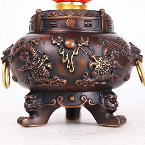 Usoway Copper Treasure Bowl Decor Figurine