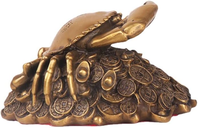 Usoway Gold Money Crab Home Decor Figurine