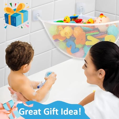 Slonser Bath Toy Holder Corner with Suction Cups