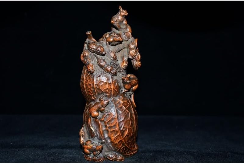 LimpaC Mini Boxwood Animal Wealth Statues