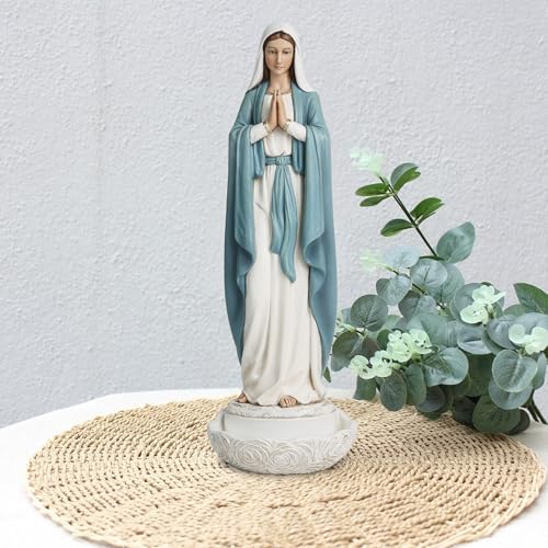 Our Lady of Grace 11 Inch Statue Rosary Holder