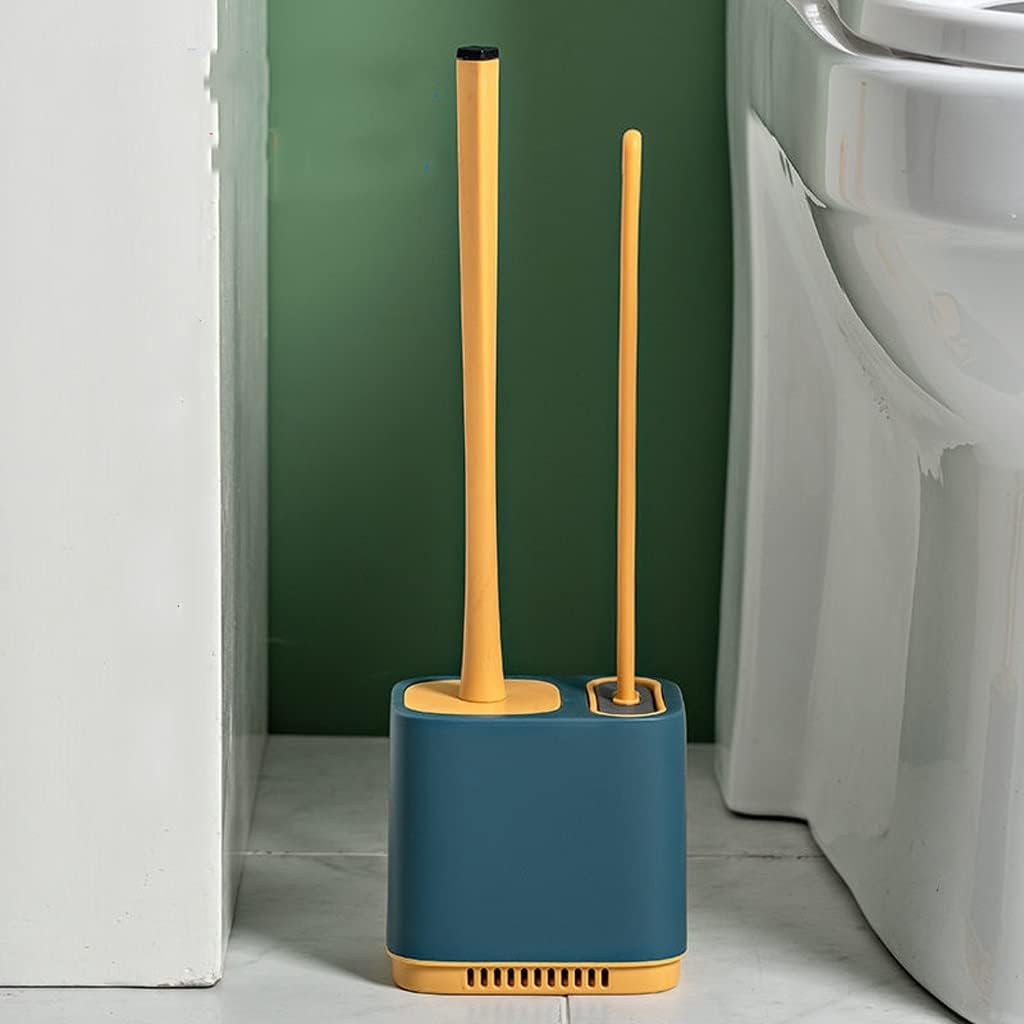 Toilet Brush with Silica Gel Holder Wall Hanging