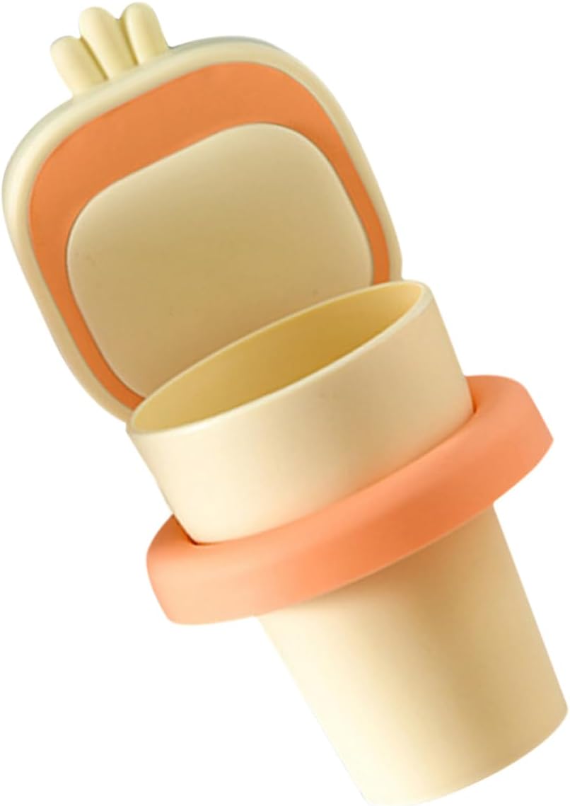 PRETYZOOM Wall-Mounted Toothbrush Holder with Cup 1