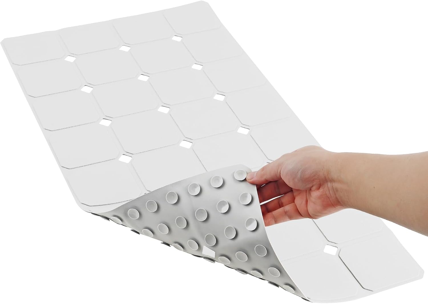 MeimeiDe Silicone Bathtub Mat 15 x 28 Non-Slip