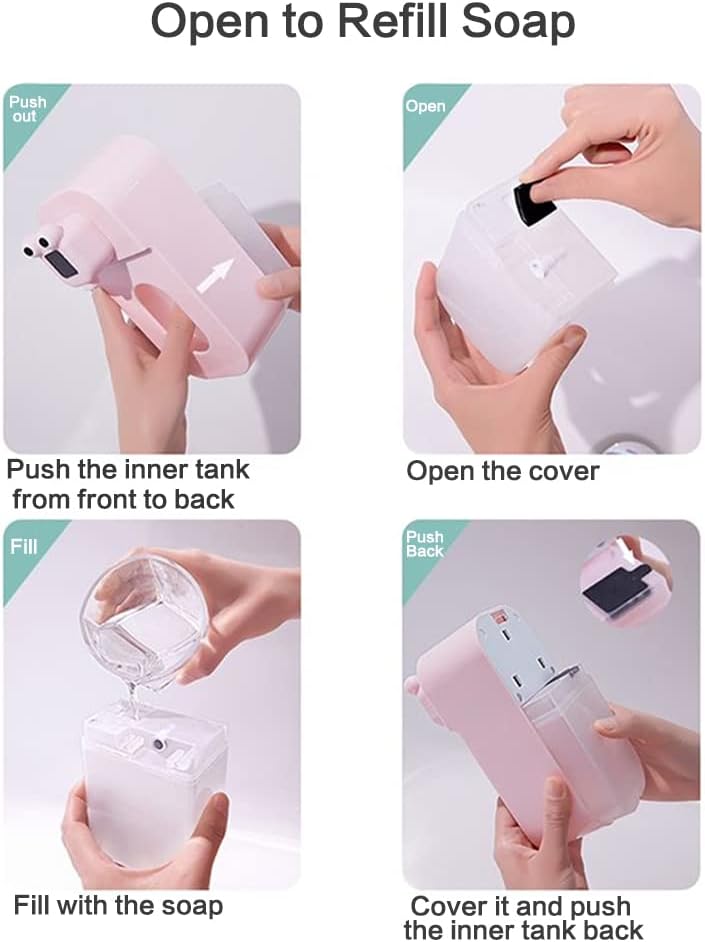 AMYESE Automatic Foaming Soap Dispenser - Wall Mount Green Frog Kids Hand-Free