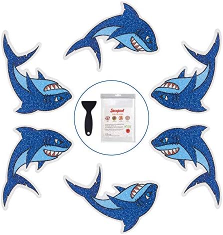 Secopad Non-Slip Shark Bathtub Stickers 20 PCS