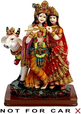 Radha Krishna Murti Idol Showpiece God Jugaljodi for Home Office Temple