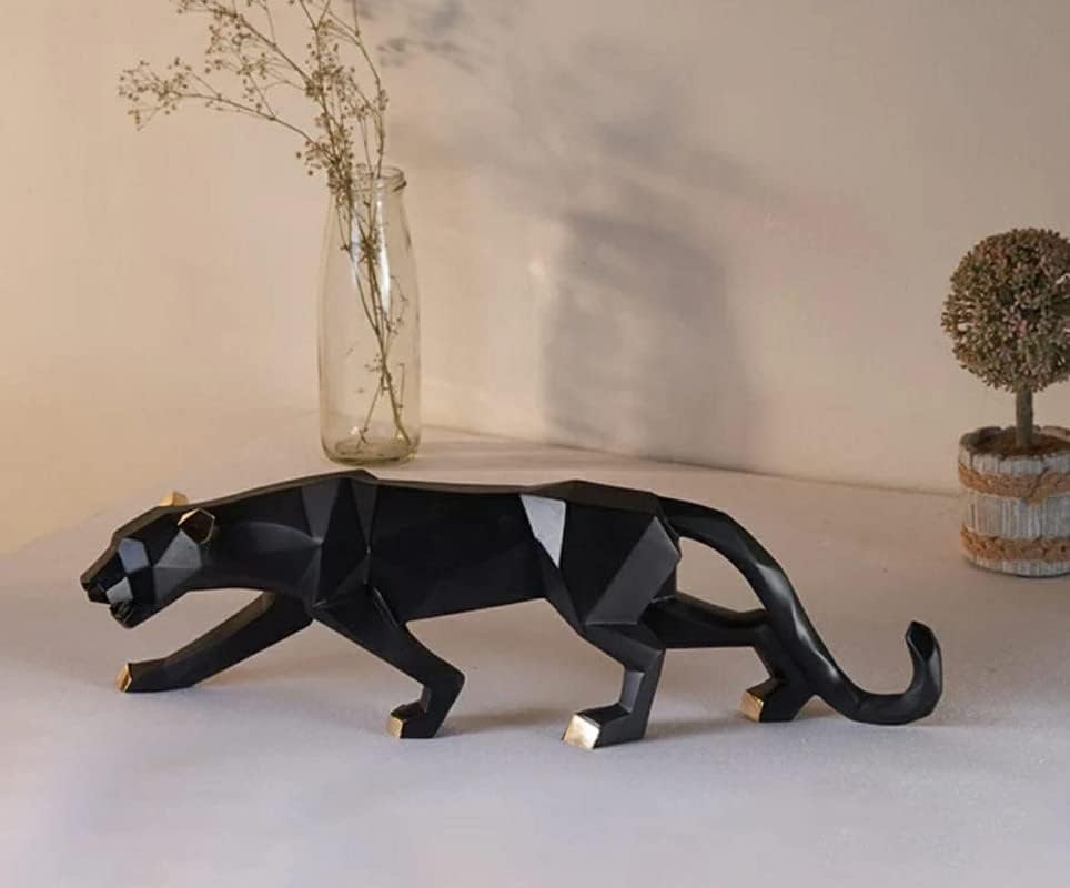 Black Jaguar Showpiece for Home Decor 1