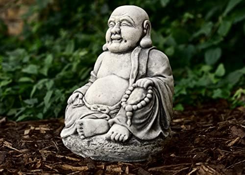 OLOMA Buddha Statue Concrete Meditating Decor Figurine