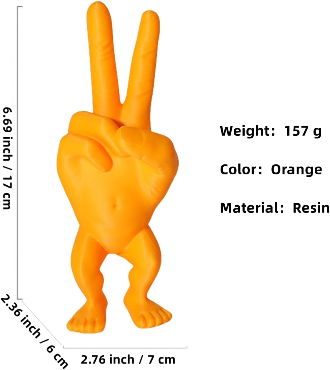 Scissor Hand Figure Statue - 3D Resin Decor Art