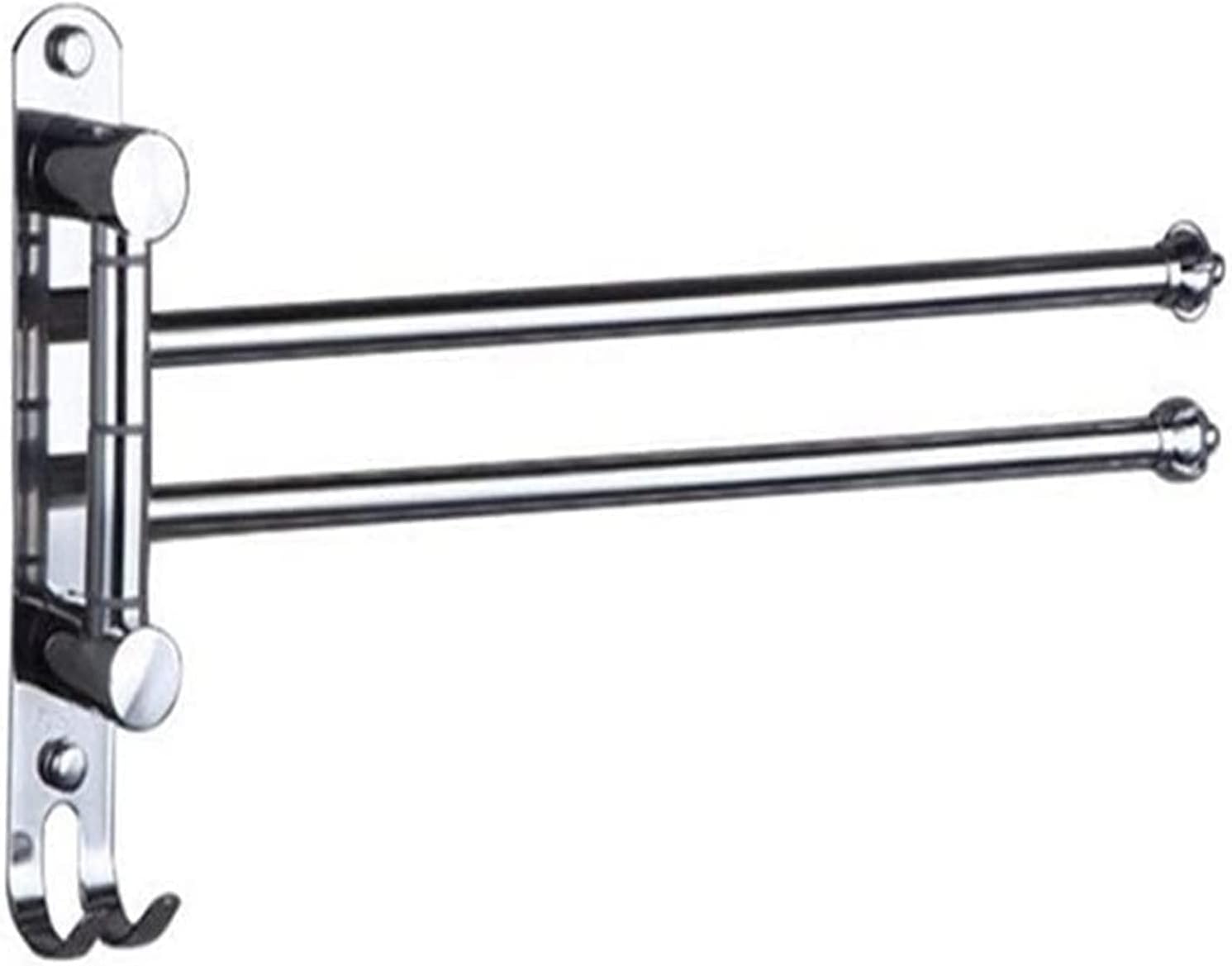 ALDEPO 3 Swivel Stainless Steel Towel Rail