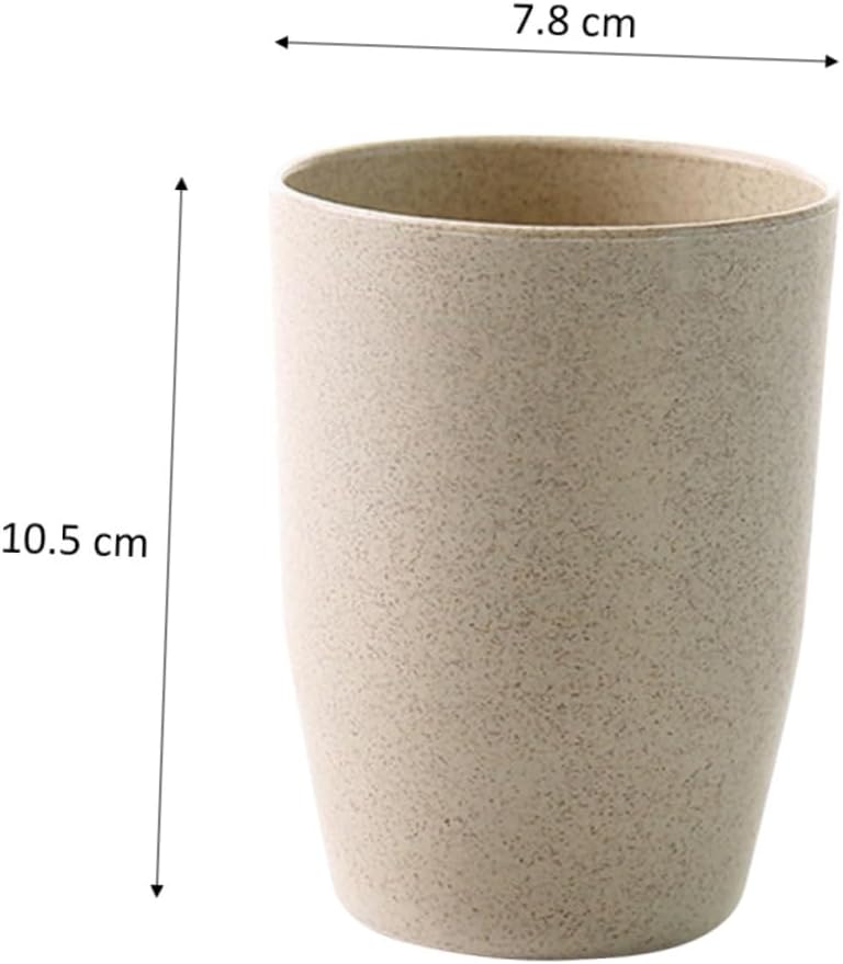 Hoement Bathroom Tooth Rinsing Mug Wheat Stem Design