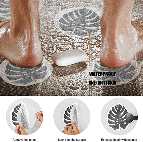 Secopad Non Slip Bathtub Stickers with Premium Scraper