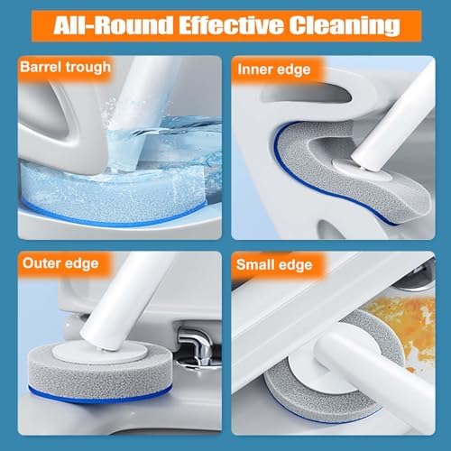 MOPALL 30 Count Toilet Brush Refills for Deep Cleaning