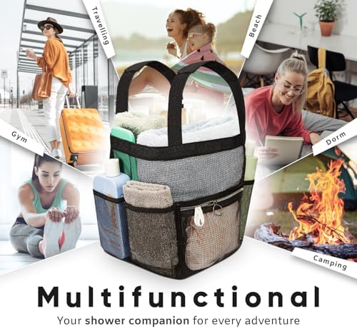 DV Lifestyle Mesh Shower Caddy with 7 Pockets and Zipper 1
