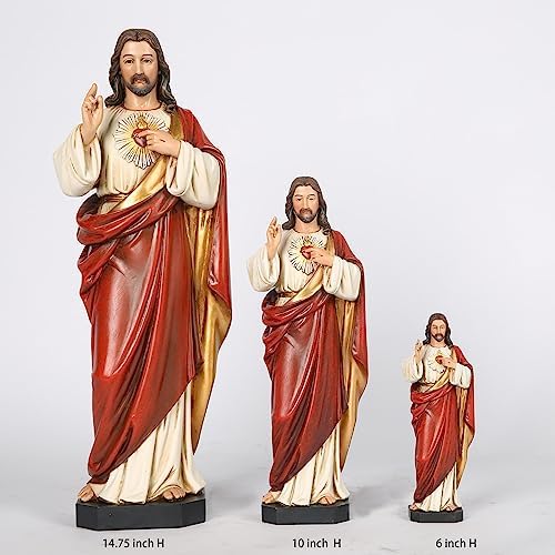BC Catholic Sacred Heart of Jesus Statue 1475 Inch 1