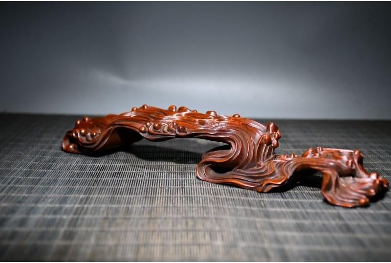 Handcrafted Boxwood Clouds Pen Holder Statue