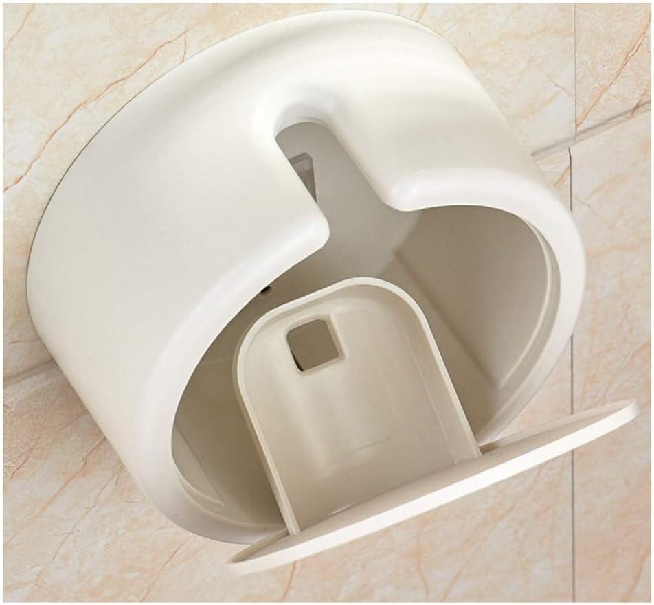 Toilet Brush Holder with Donut Design Yellow