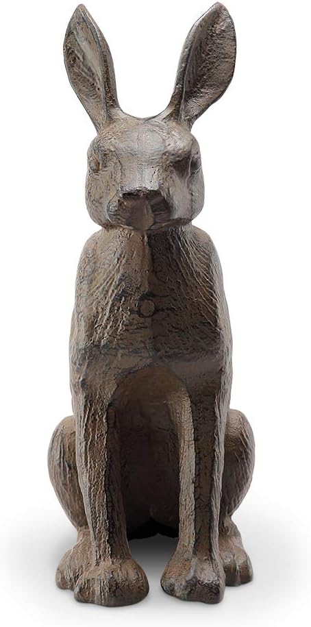 SPI Good Listener Cast Iron Rabbit Sculpture