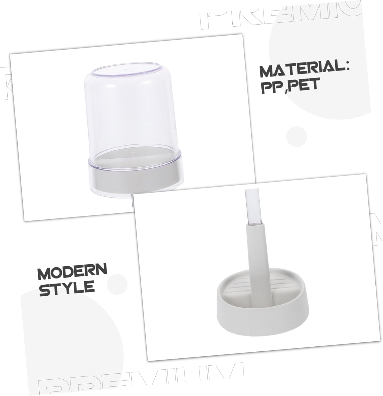 SWOOMEY Toothbrush Holder with Lid and Cup