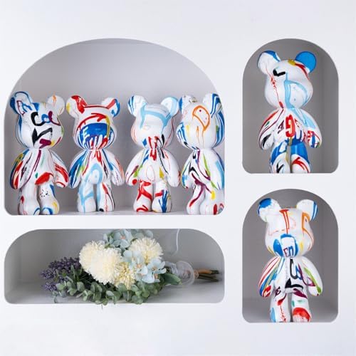 Bear Sculpture Resin Animal Statue for Home Decor