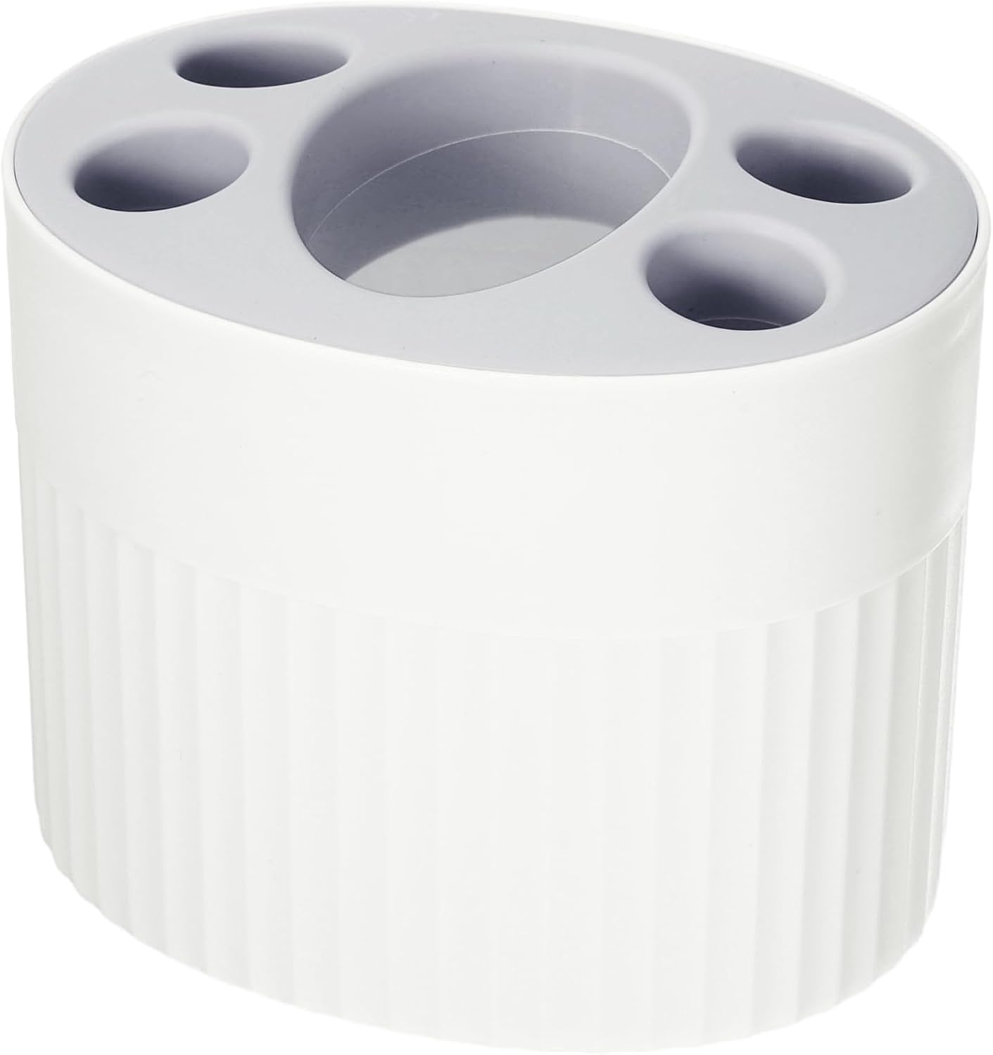 VOCOSTE White Toothbrush Holder Organizer