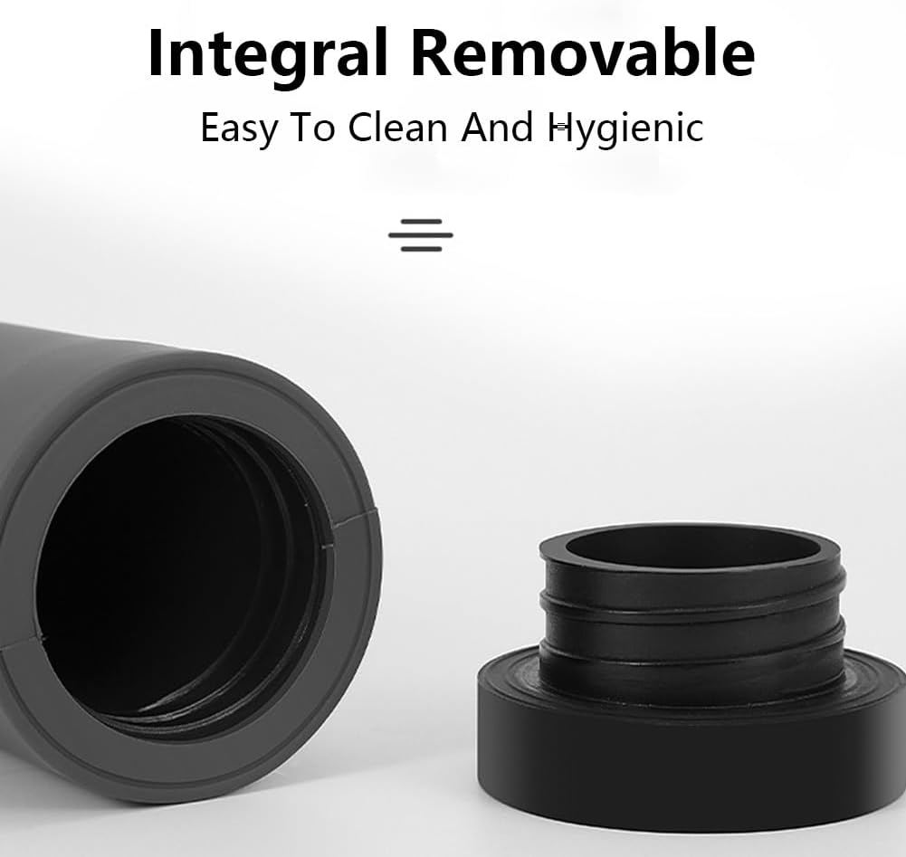 Chpbolly Silicone Dish Soap Dispenser - Leakproof Refillable Countertop Holder