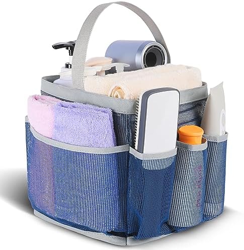 EUDELE Mesh Shower Caddy Portable with 8 Pockets