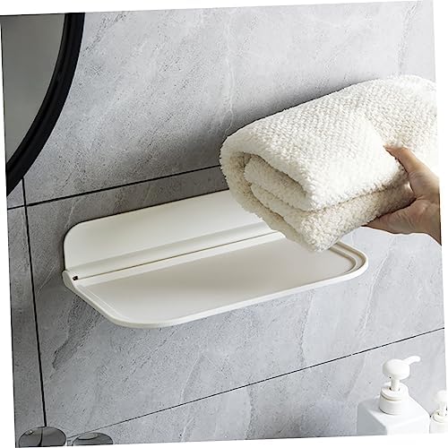 ABOOFAN Wall Mount Towel Holder Foldable Storage Rack