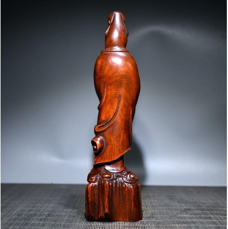 Handcrafted Guanyin Kwan-yin Statue with Prayer Pearls