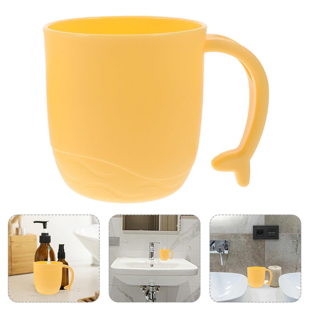 3pcs Dolphin Tail Handle Toothbrush Holder