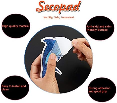 Secopad Non-Slip Shark Bathtub Stickers 20 PCS