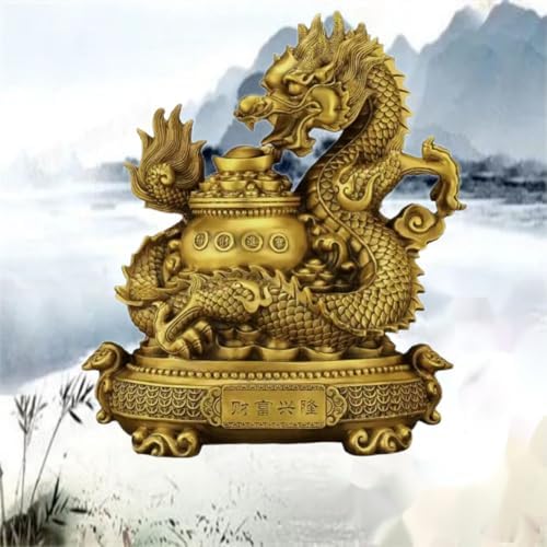 Ecqizer Wealth Figurine Feng Shui Decor 1
