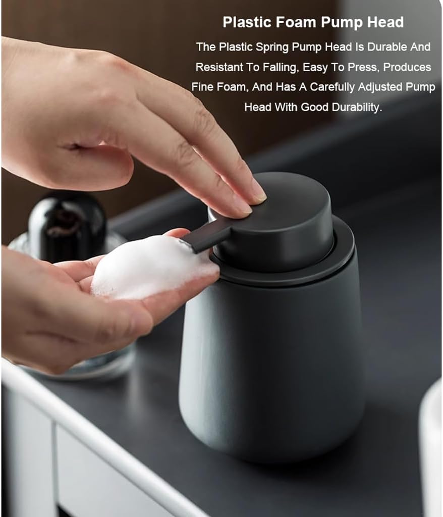 380ml Liquid Foaming Hand Soap Dispenser for Kitchen Bathroom