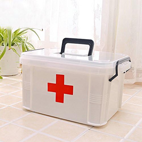 BEESS First Aid Kit Medicine Cabinet for Home Use