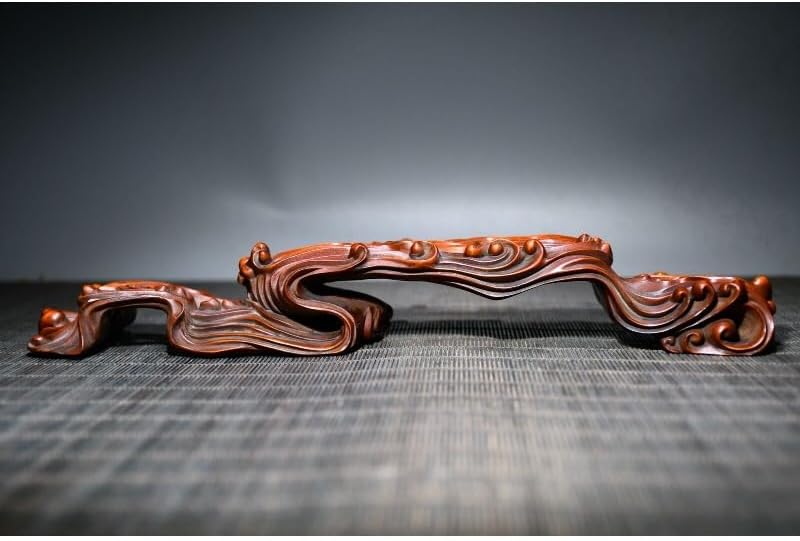 Handcrafted Boxwood Clouds Pen Holder Statue
