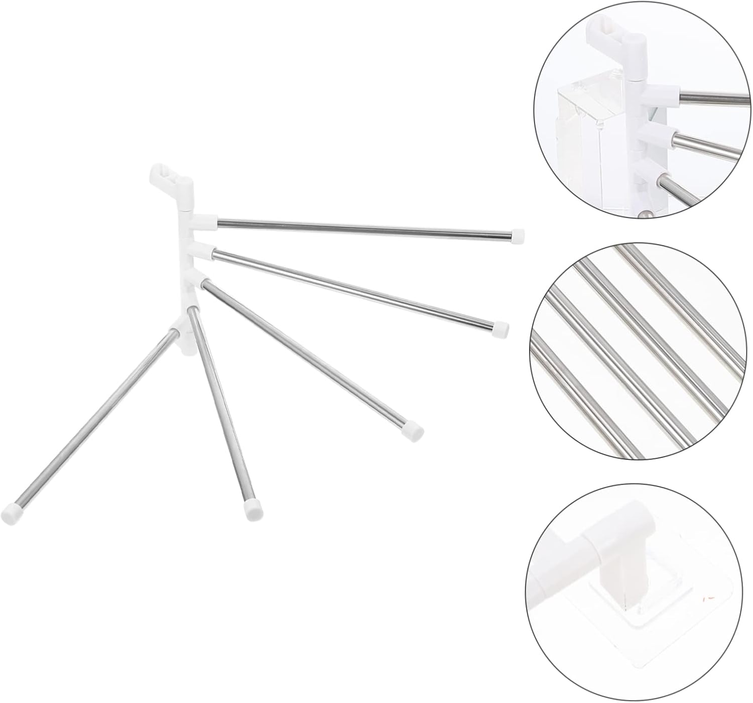 NUOBESTY Wall Mounted Rotatory Towel Rack