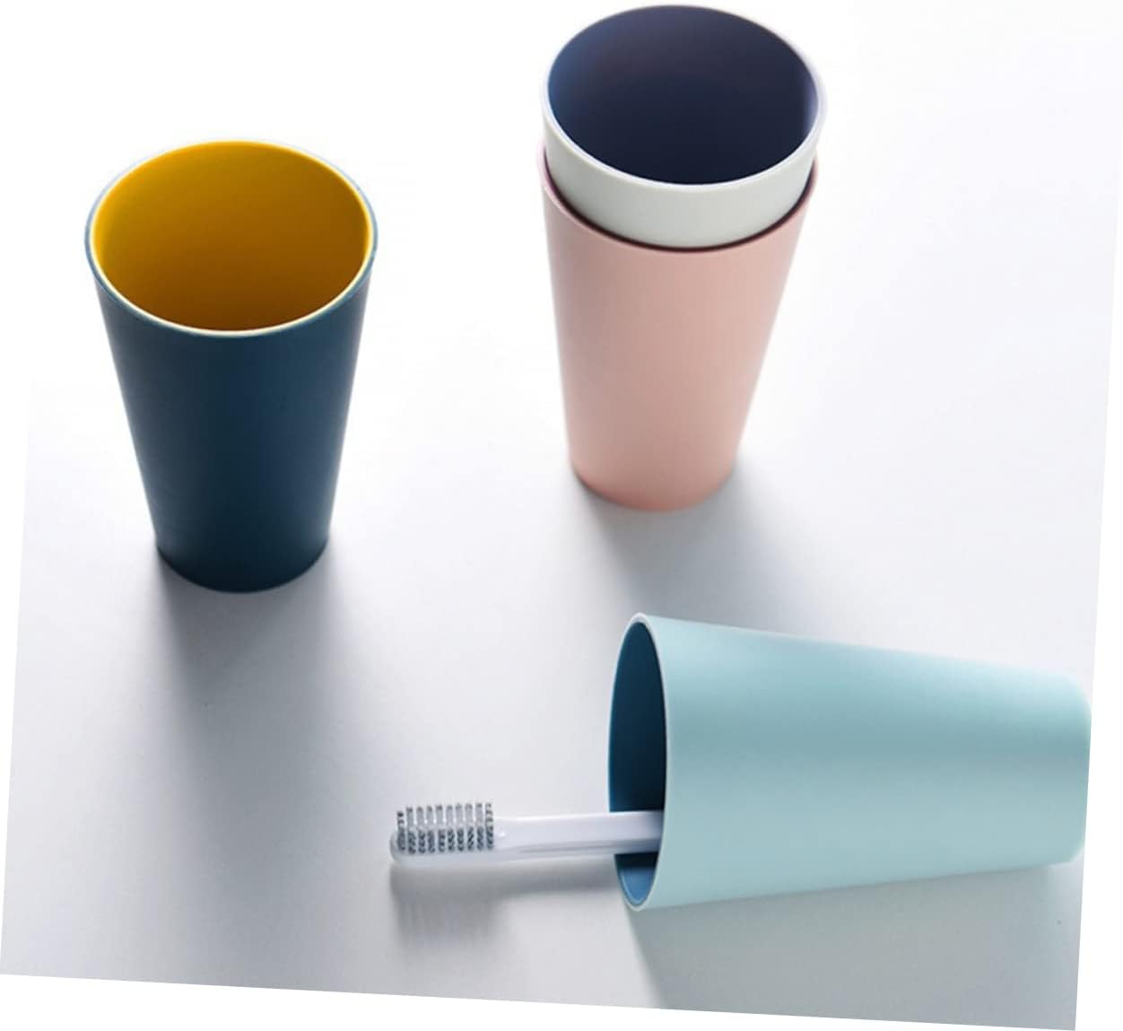 PRETYZOOM Minimalist Toothbrush Holder Tumbler