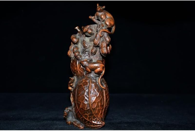 LimpaC Mini Boxwood Animal Wealth Statues
