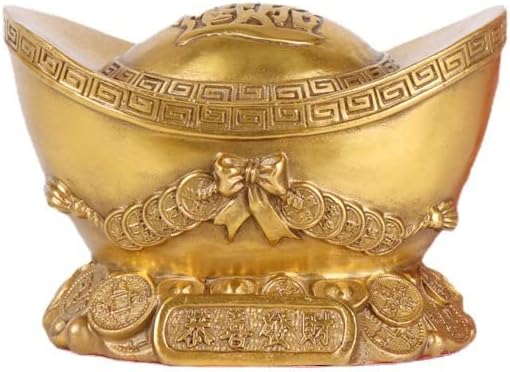Usoway Copper Gold Fenghuo Figurine - 15cm Decorative Coin