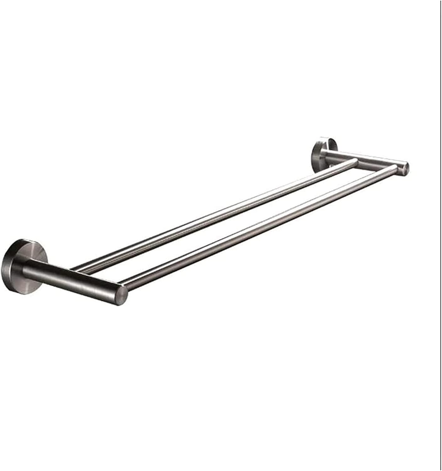 Stainless Steel Towel Rack with Storage Shelf for Bathroom