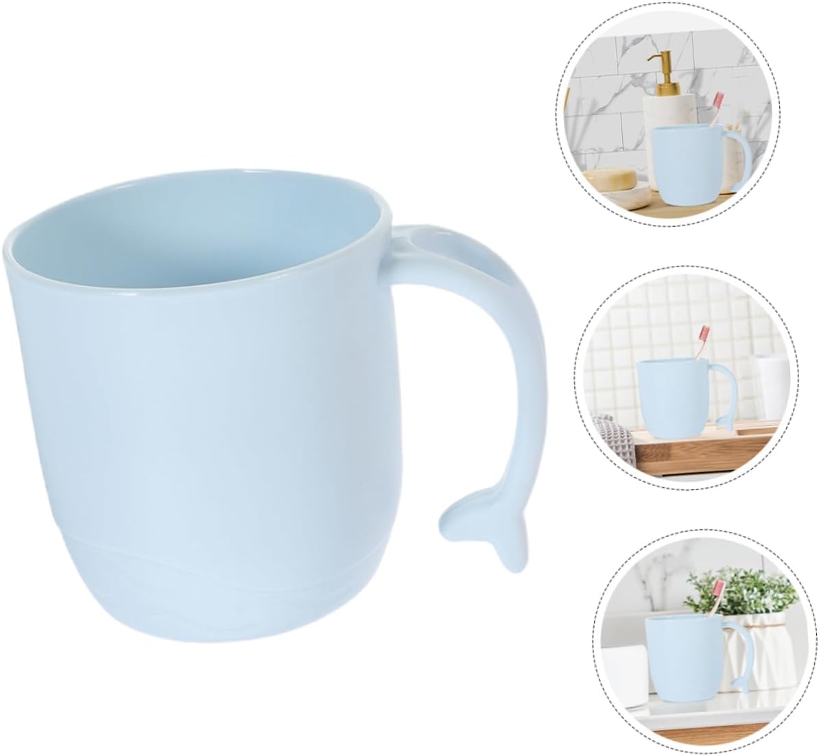 FONDOTIN 2pcs Cartoon Mouthwash Cups for Boys Girls