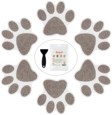 Secopad Non-Slip Bathtub Stickers 24pcs Bear Paw Design