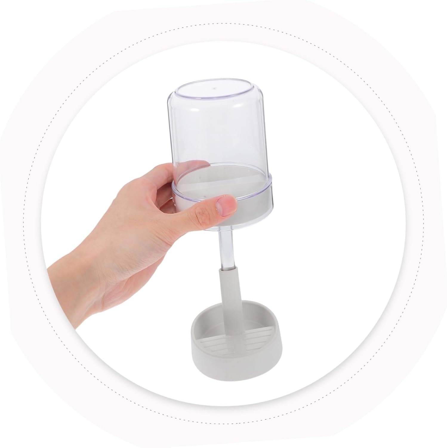 SWOOMEY Toothbrush Holder with Lid and Cup