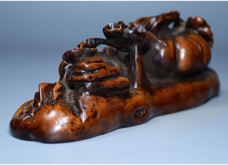 LimpaC Handcrafted Boxwood Pumpkin Branch Statue